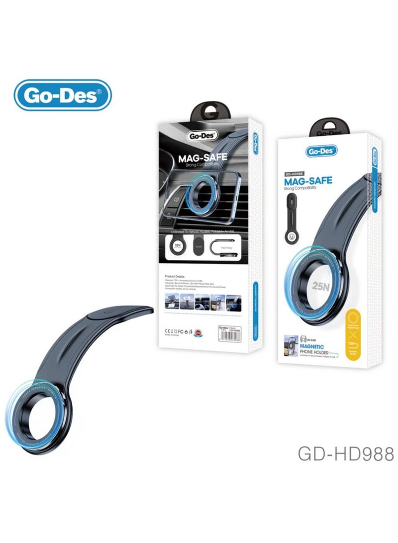 جو-ديز حامل هاتف للسيارة مرن ومنحنٍ ومستوٍ متوافق مع Magsafe GD-HD988 من Go Des - Image 2