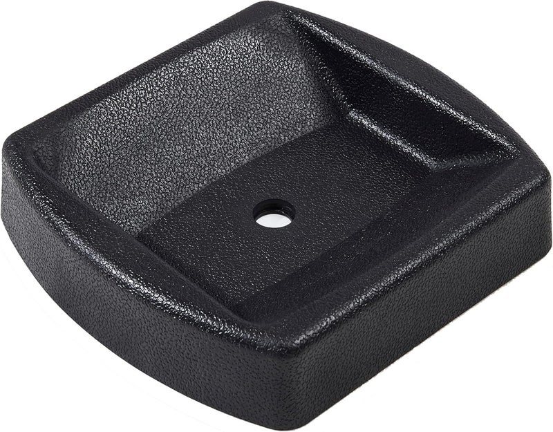LEORAY Jack Wheel Chock, Reinforced Rubber Jack Caster Wheel Dock for Caravans and Trailers (Dual Wheel) - Image 1