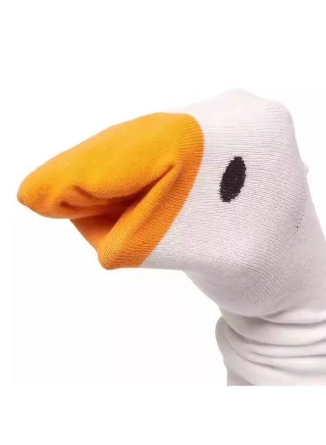 4 أزواج من جوارب حيوانات الأوز المضحكة - Image 3