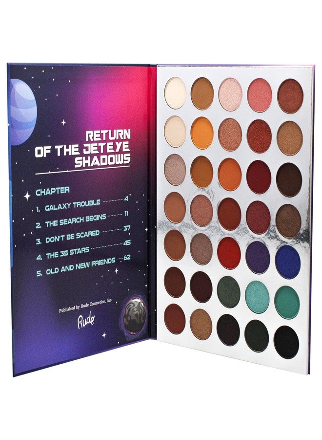 Rude Cosmetics Return of the Jeteye 35 Eyeshadows Palette - Book 4 for Women - 1.34 oz Eye Shadow - Image 2