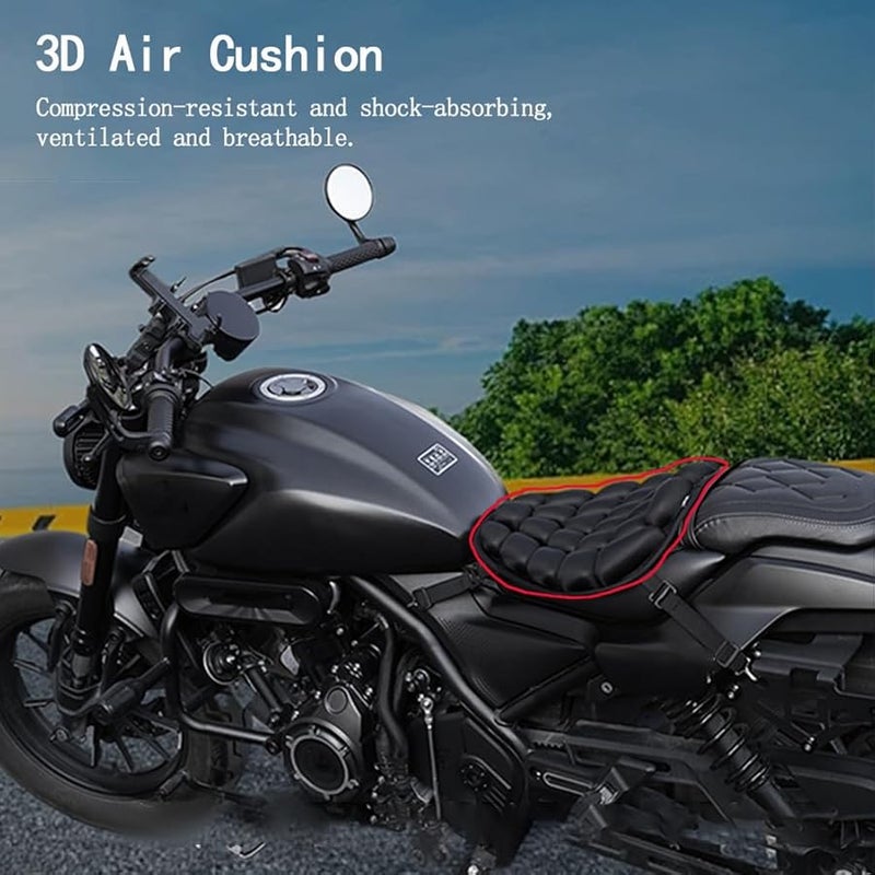 Yamaha XSR300 2023 2025 3D Motorcycle Air Cushion Seat Protector Shock Absorbing Rubber - Image 3