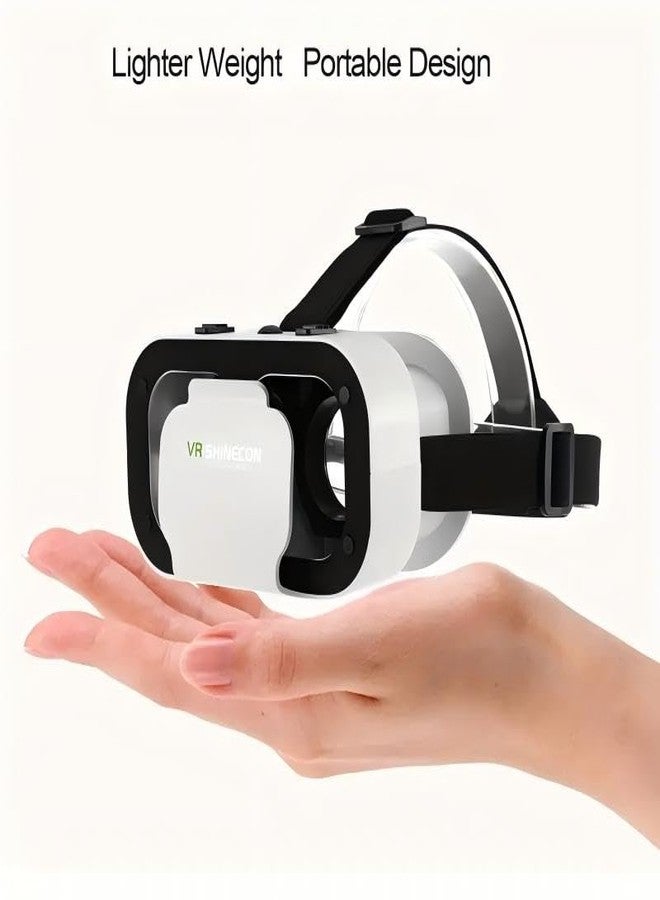 VR SHINECON VR Headset Virtual Reality VR Glasses VR Helmet for iPhone Android Smartphones - Image 4