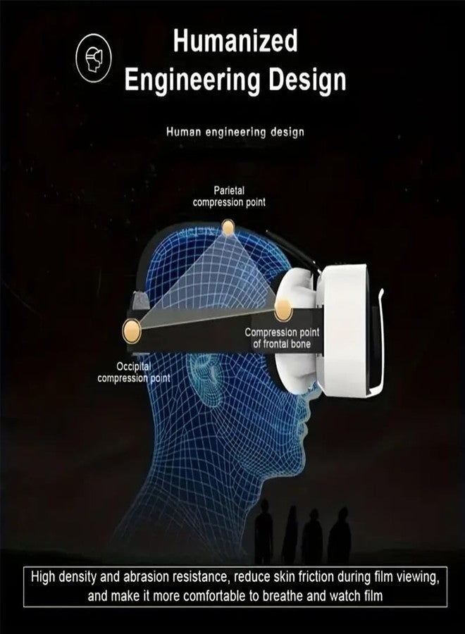 VR SHINECON VR Headset Virtual Reality VR Glasses VR Helmet for iPhone Android Smartphones - Image 2