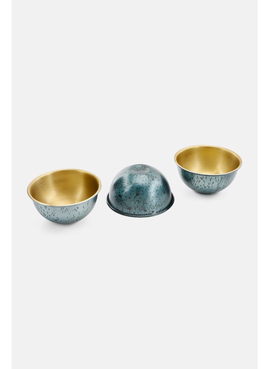 ARTESA - Serving Platter with Tapas Dishes Set, Metallic Blue - Image 1