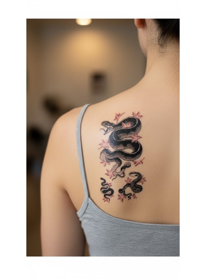 Temporary tattoo Snake Bold Mysterious and Powerfully Stylish - Image 3