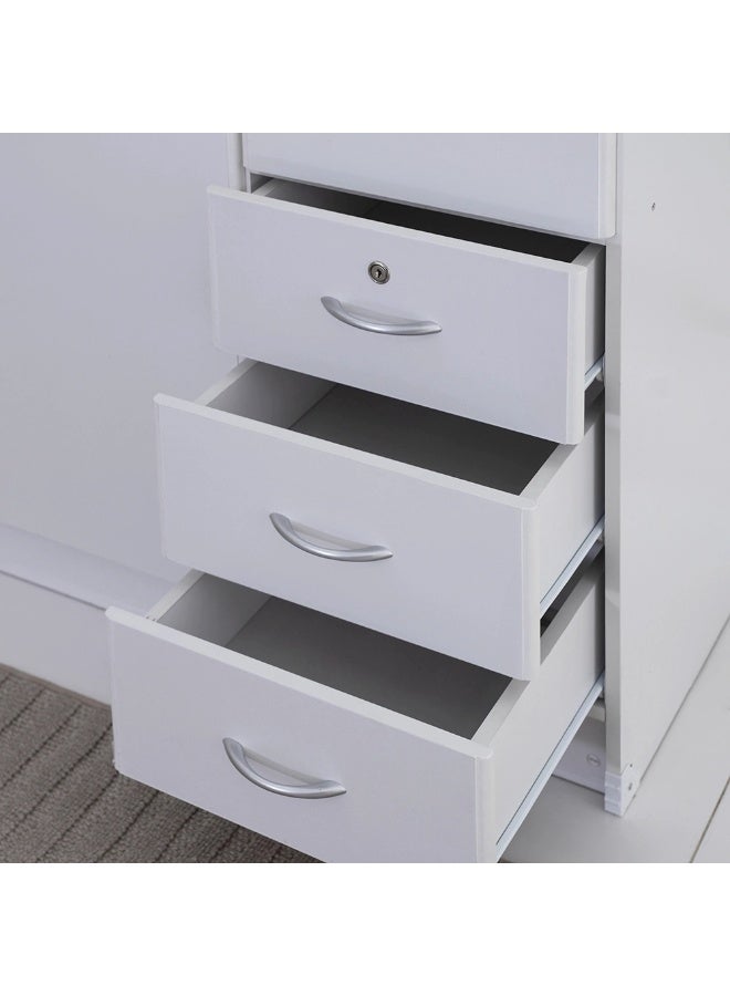 ABX HOME RIBEZ 3 Door wardrobe for Bedroom with 3 Drawers and 5 Shelves | Cupboard for Home | Bedroom Wardrobes (With Installation) - Image 5