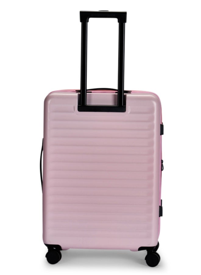 ليمرا طقم شنط سفر مكون من 3 حقائب أمتعة مصنوع من مادة بولي كربونات لون وردي مقاس 28"/24"/20" بوصة - Image 4