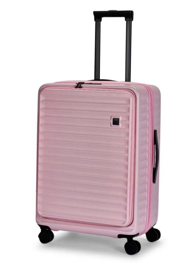 ليمرا طقم شنط سفر مكون من 3 حقائب أمتعة مصنوع من مادة بولي كربونات لون وردي مقاس 28"/24"/20" بوصة - Image 3