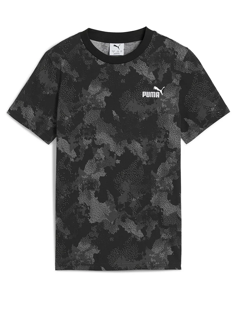 PUMA Kids Essential Camo All-Over Printed T-Shirt