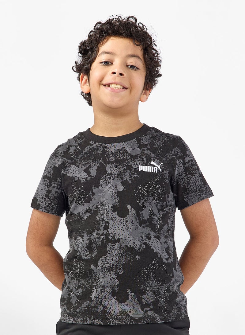 PUMA Kids Essential Camo All-Over Printed T-Shirt - Image 1