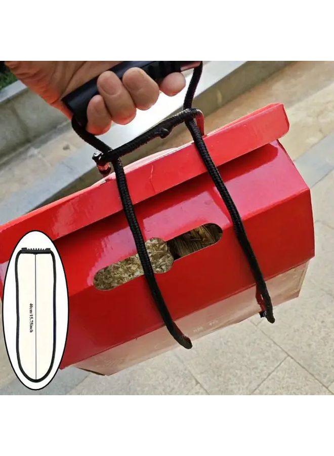 Black 40cm Multifunctional Storage Strap With Handle Extension Hose Organizer Space Saver - Image 3