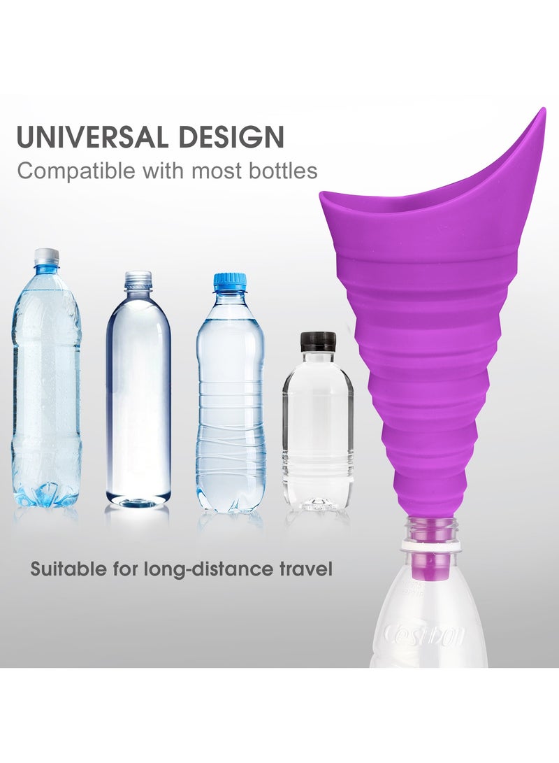 دوغي جهاز البول للنساء مع رفيق السفر ، مانعة للتسرب ، ومناسبة للسفر والمراحيض العامة ، ويمكن أن يقف القمع التبول ، ومناسبة للنساء الحوامل مع آلام في الركبة - Image 4