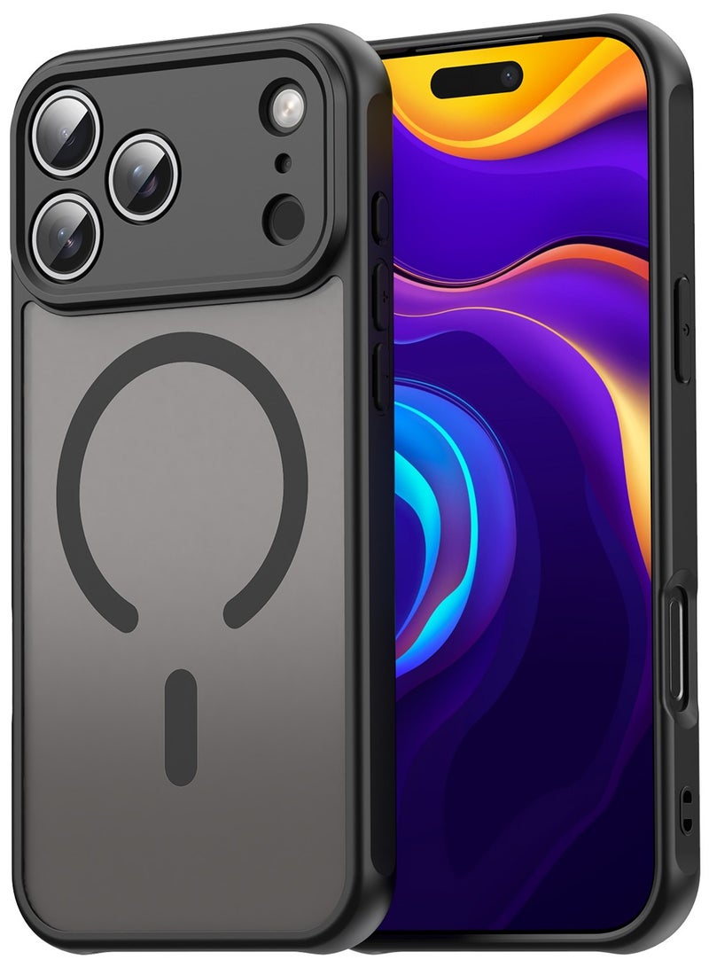 Fankalo iPhone 17 Pro Max MagSafe Case Magnetic Back Cover,Anti-Yellow Shockproof Back Cover,Slim Phone Cover with Strong Magnet for Apple 17 Pro Max (2025) - Image 1