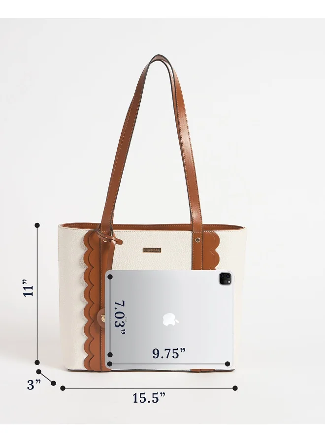 Chumbak Chumbak Moonlit Work Tote | Multipurpose Tote Bag for Work and Travel, Spacious Work Bag