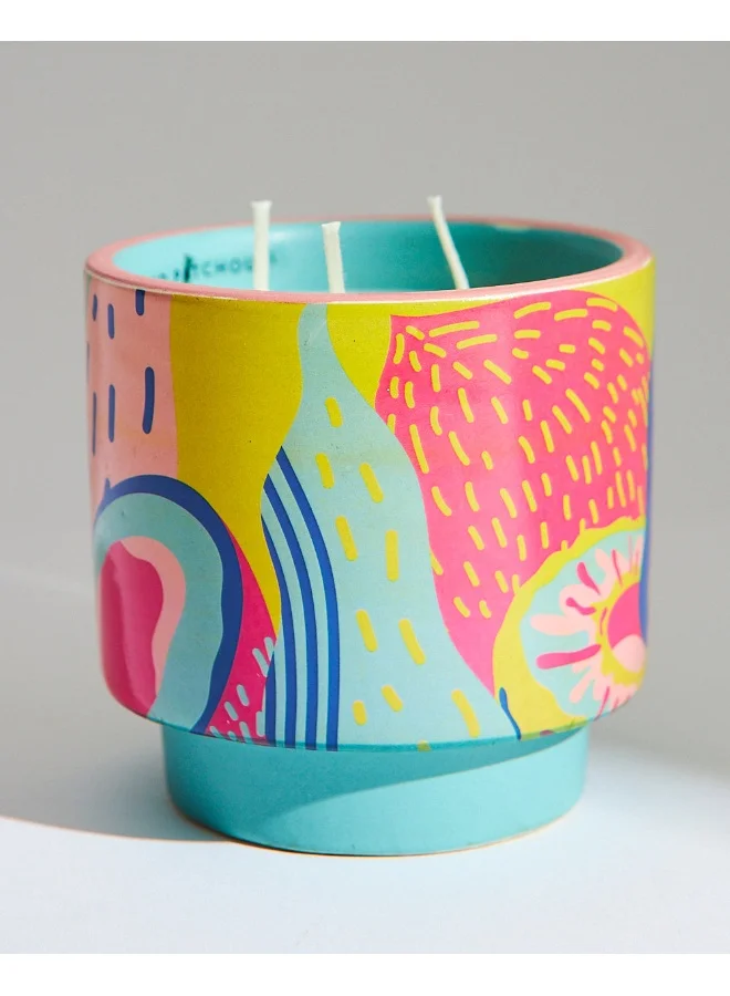 Chumbak Grapefruit & Patchouli Soy Wax Candle - Large