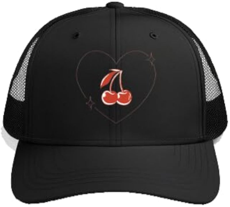 Drip style Plain unisex baseball cap Black