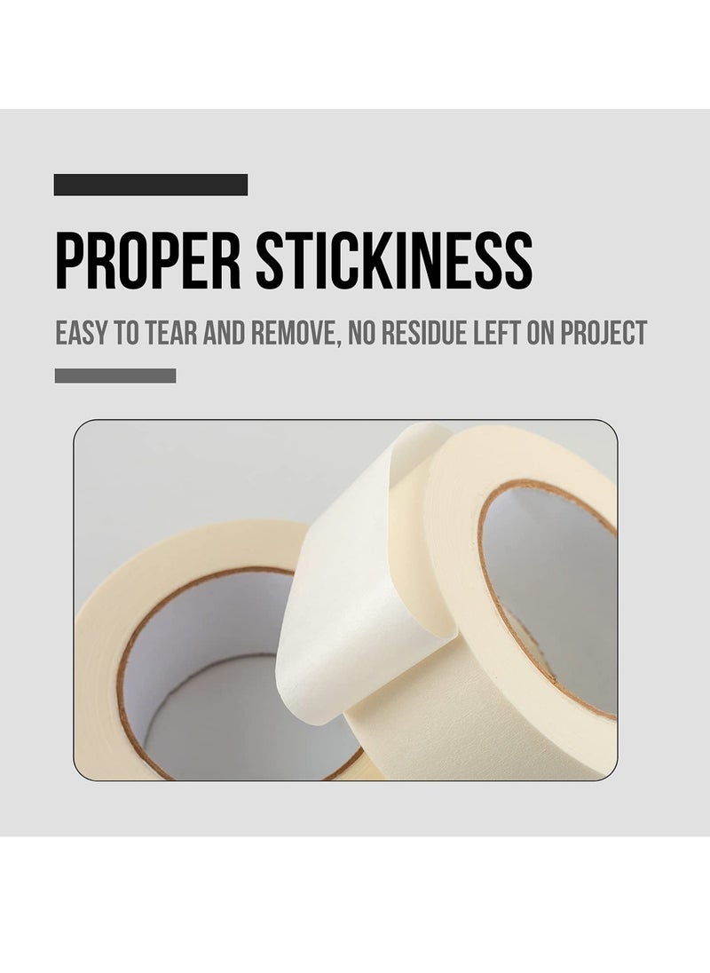 Sharpdo - Masking Tape 2 Inch x 20 Yards - Strong Adhesive Tape for Painting, Decorating, DIY, Home, Office, School, and Crafts - Image 1