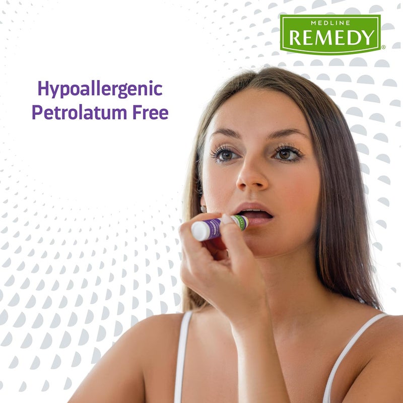 Medline Remedy Clinical Moisturizing Lip Balm for Very Dry Lips - 0.15 oz - Image 5