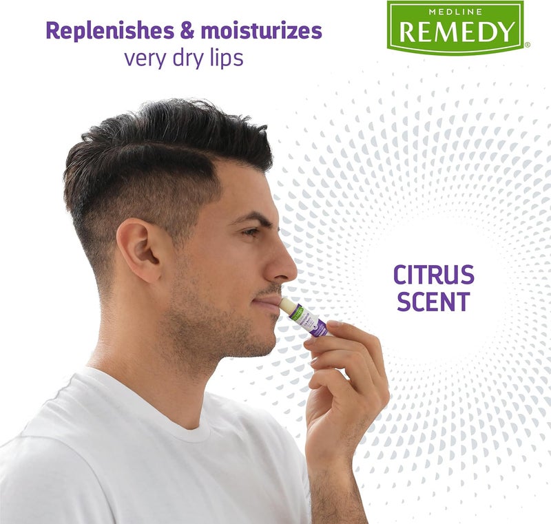 Medline Remedy Clinical Moisturizing Lip Balm for Very Dry Lips - 0.15 oz - Image 3