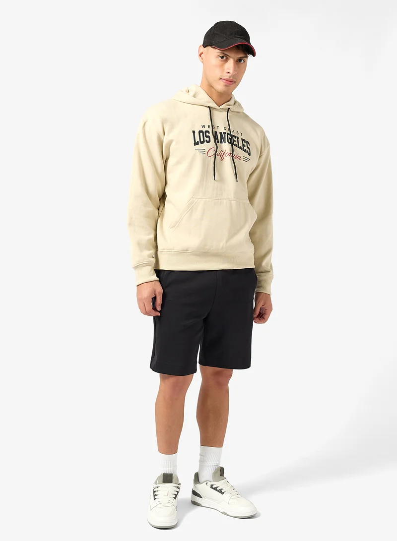 Seventy Five  Graphic Print Hoodie for Men | Best Price UAE