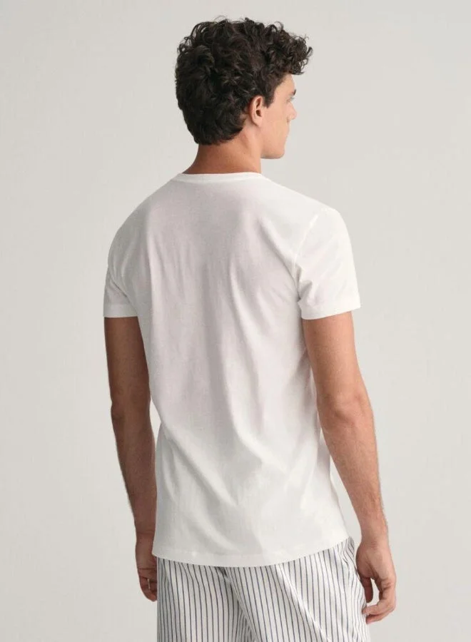 GANT  Gant 2-Pack V-Neck T-Shirts for Men | Best Price UAE