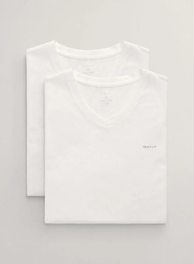 GANT  Gant 2-Pack V-Neck T-Shirts for Men | Best Price UAE