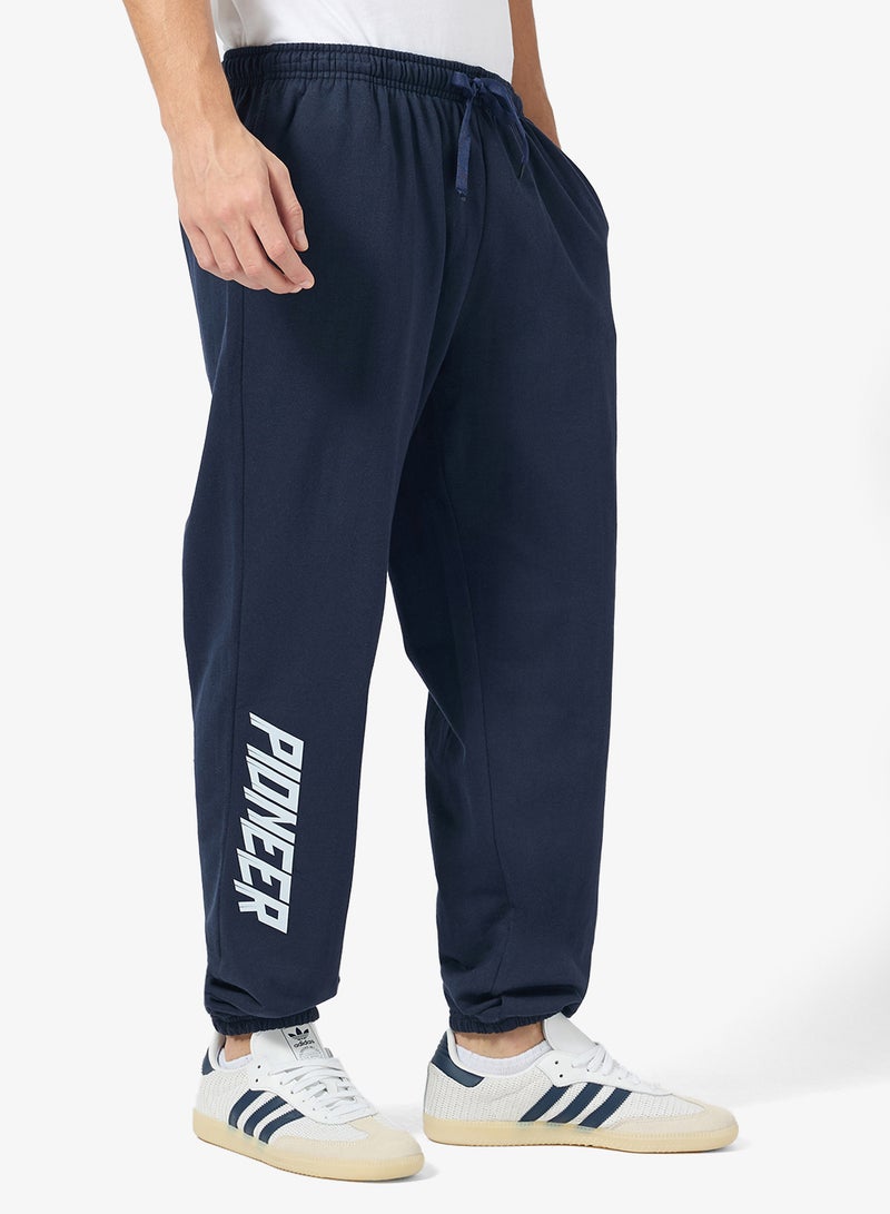 Seventy Five Basics Text Relax Fit Joggers - Image 1