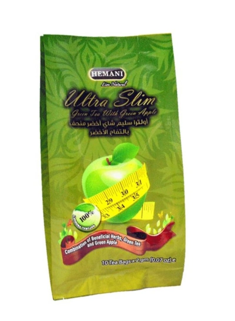 Himani Green tea for slimming, Ultra Slim with green apple, 20 grams