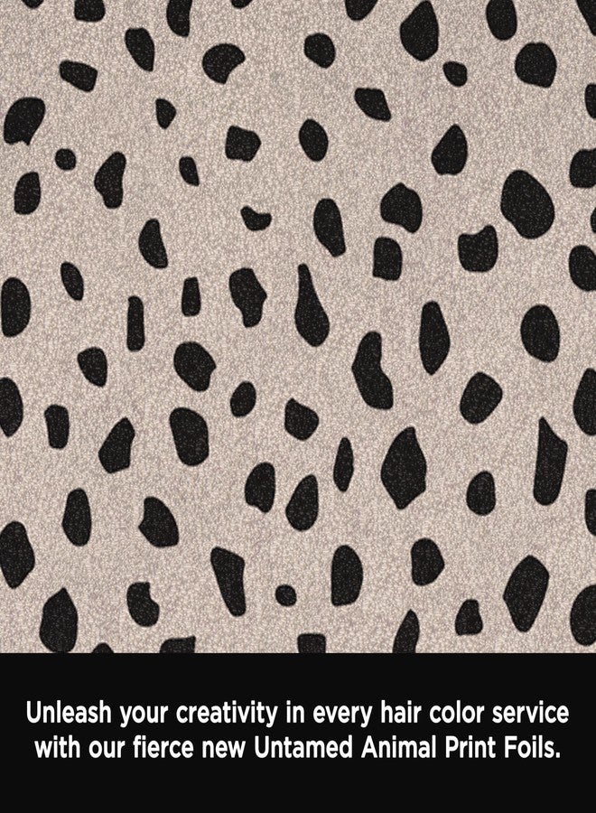 Fromm Embossed Pop Up Foils in Cheetah Print, Foil for Hair Highlighting, Cosmetology Supplies, Hairstylist Essentials, Hair Foils Ideal for Advanced Coloring, Precut, 5" x 11", 500 Foil Sheets - Image 4