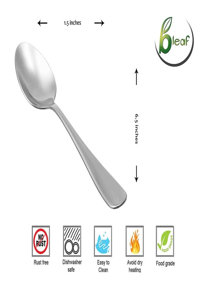 BLeaf Stainless Steel-Spoon & Fork Set (Pack of 24) - Image 4