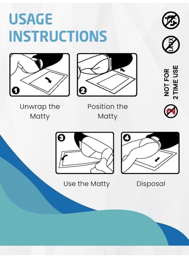 lyfcare Disposable Underpads for Adults Diapers, 60 x 90 Large – 10 Units (Large, 10, Count) - Image 5