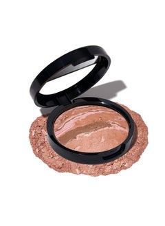 LAURA GELLER NEW YORK Baked Blush N Bronze Marbleized 2 In 1 Sculpting Bronzer Blush Ginger Bronze Contour Face With A Radiant Flush  - Image 2