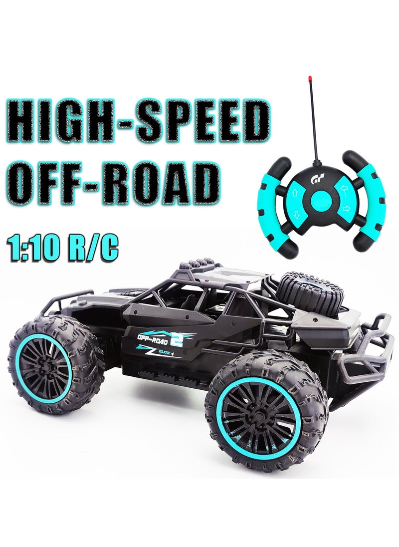 TOON TOYZ 1:10 Scale Off-Road Remote Control Car – High-Speed RC Truck for Kids & Adults, Rechargeable Toy for Boys & Girls, Stunt Racing Vehicle with Durable Design  - Image 1