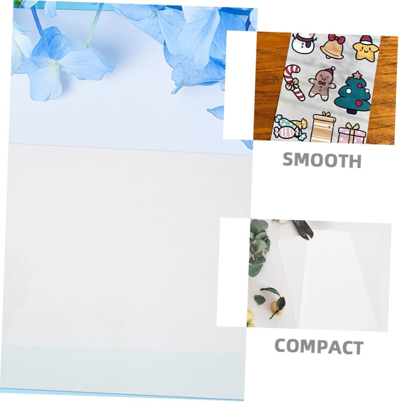 Generic 12 Sheets Printable Heat Shrink Film Flexible DIY Craft Sheets for Unique Card Making and Decorations Compatible with Printers for Vibrant Custom Designs - Image 3