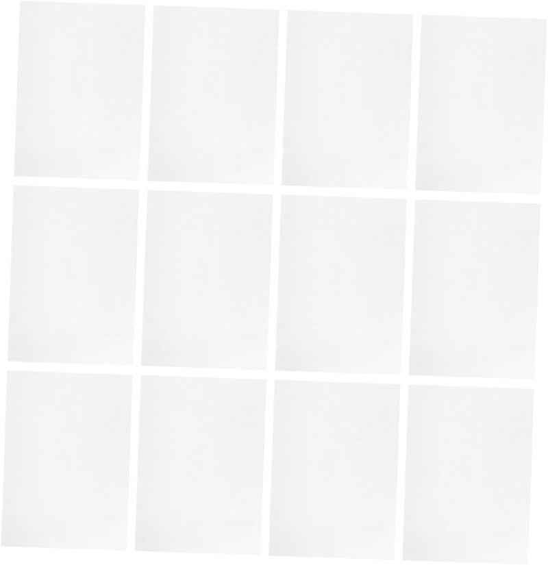 Generic 12 Sheets Printable Heat Shrink Film Flexible DIY Craft Sheets for Unique Card Making and Decorations Compatible with Printers for Vibrant Custom Designs - Image 1