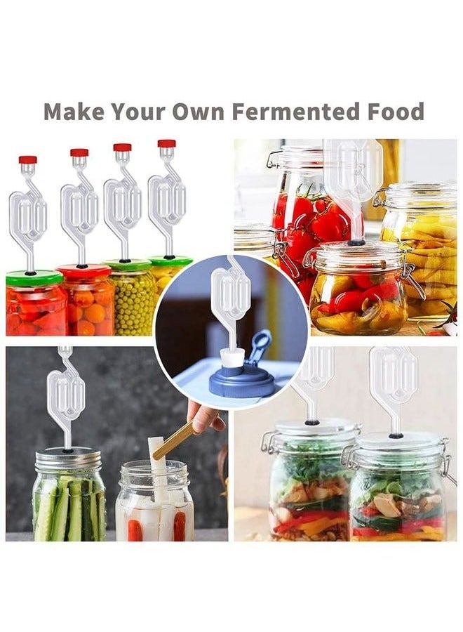 RATSAW S-Shape Airlock for Food Fermentation – 4 pcs Kit for Homemade Pickles, Sauerkraut & Kimchi  - Image 1