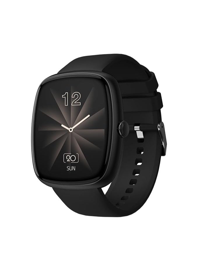 تيميكس ساعة TIMEX iConnect Calling Ace+ الذكية - شاشة عرض ثلاثية الأبعاد (3D UI) بمقاس 1.83 بوصة (4.6 سم)، مزودة بتاج وظيفي وإمكانية إجراء المكالمات عبر البلوتوث - مناسبة للجنسين - TWIXW1500T - Image 1