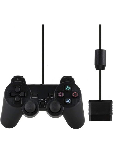 PS2 Wired Controller for Sony PlayStation 2 Black