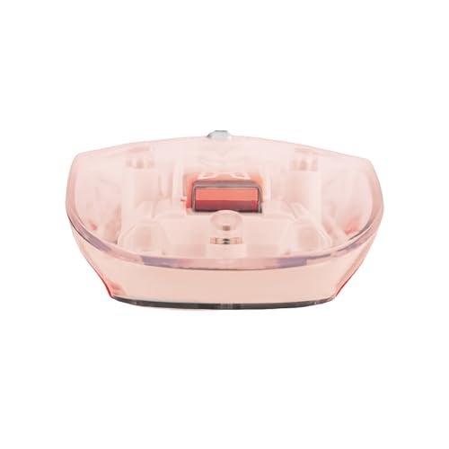 Arctic Fox Clearview Transparent Wireless and Bluetooth Rechargeable Mouse, USB Receiver,LED Battery Magic Silm for Office/PC/Mac/Laptop/Apple/ipad(Pink) - Image 4