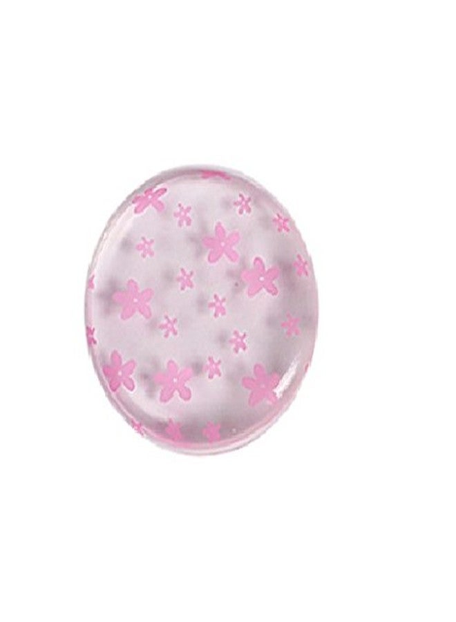 Jenna Silicone Makeup Sponge, Round Flower, Pink - Image 4