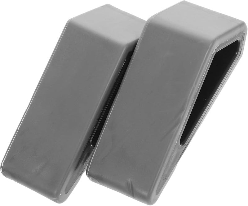 Adjustable Laptop Cooling Stand With Anti Skid Base 2 Pcs Gray Riser Desk Mount Holder - Image 1