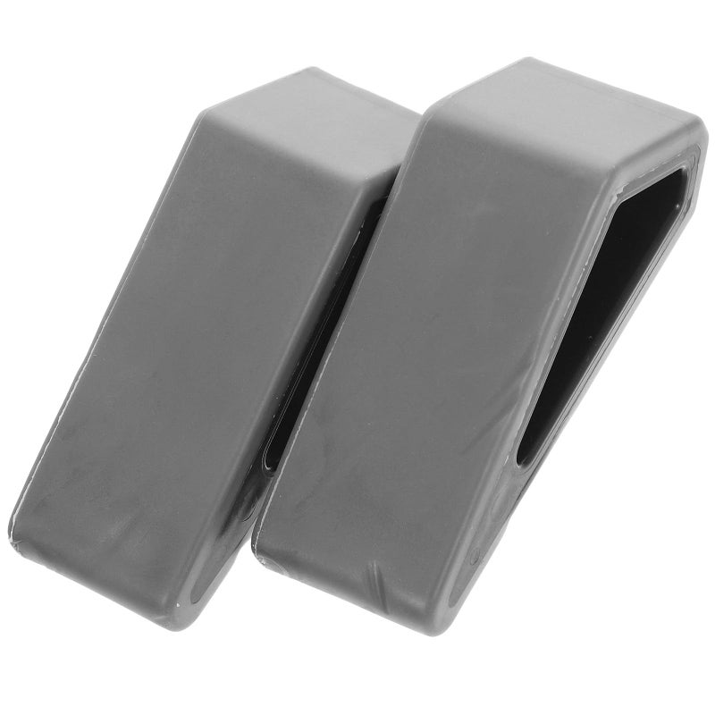 Adjustable Laptop Cooling Stand With Anti Skid Base 2 Pcs Gray Riser Desk Mount Holder - Image 2