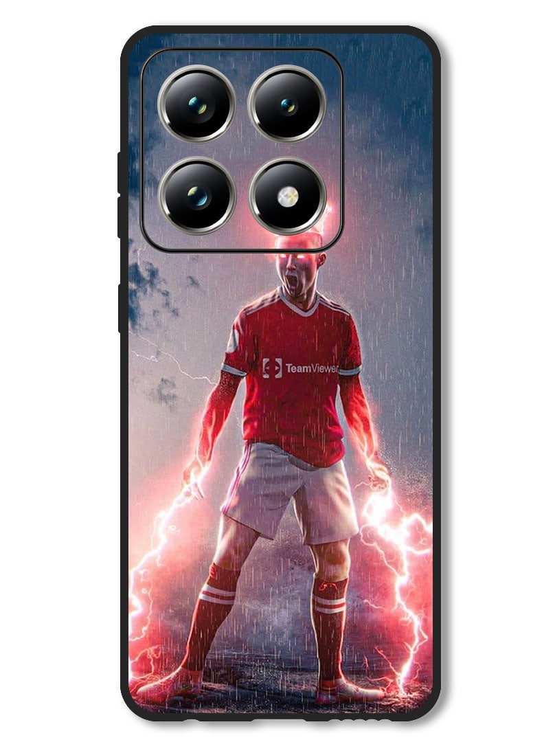Theodor Case Compatible with Xiaomi 14T Protection Shockproof Bumper Cover Ronaldo (5) - Image 1