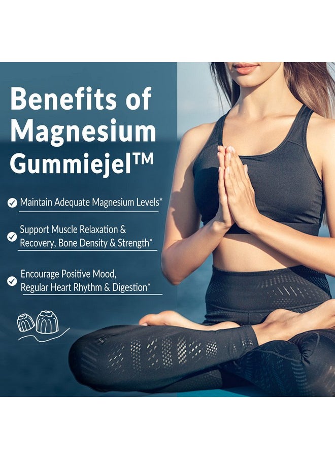 NEVISS - Sugarfree Magnesium Filled Gummies 400Mg Of Magnesium Glycinate Malate Taurate Citrate Chloride Magnesium Potassium Supplement W/Vitamin D3 Zinc & Ashwagandha Supports Mood Energy Muscle 60Cts - Image 1