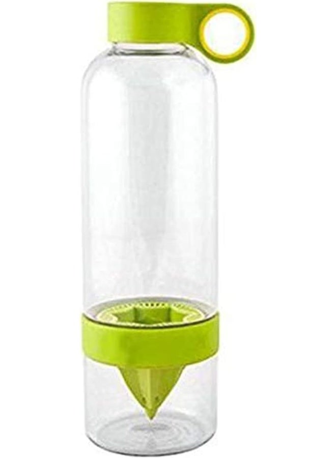 Citrus Zinger Fruit Infuser Water Bottle, Green - Image 1