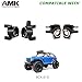 AMK SCX10 II Brass Weights C Hub 30g Caster Blocks 96g Steering Knuckles for Front Axle for 110 RC Crawler AR44 Axial SCX10 Upgrades - Image 4