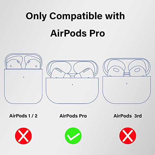 Wonhibo for Airpod Pro Case, Cute Kawaii Cover for Airpod Pro 2019 with Keychain for Women (Elephant) - Image 2