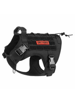 OneTigris Tactical Dog Harness Vest,No-Pull Service Dog Vest with Hook & Loop Panels,Adjustable Dog Vest Harness for Walking Hiking Training(Camo,XXS)  - Image 1