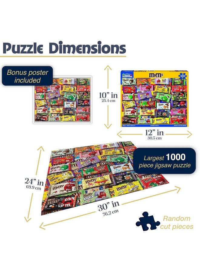 White Mountain Puzzles - M&M's - 1000 Piece Jigsaw Puzzle - Image 3