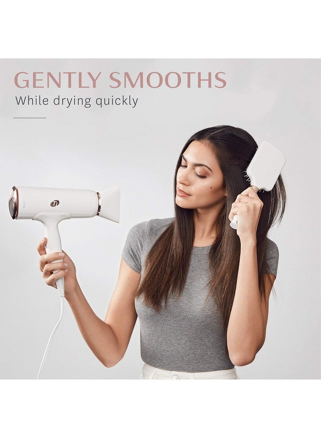 T3 Smooth Paddle Brush ; Cushioned Body And Wide Flat Base For Gentle Styling ; Heat Resistant Bristles - Image 5